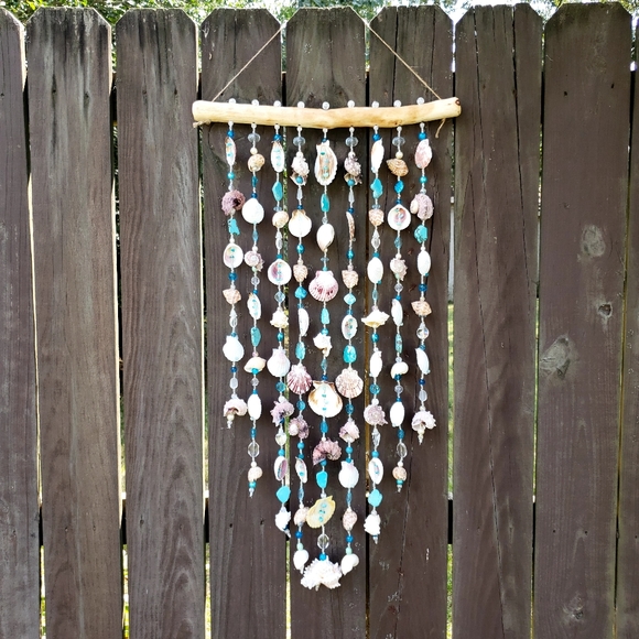 Seashell Wall Hanging/Window Hanging/Boho Hanging - Picture 4 of 4